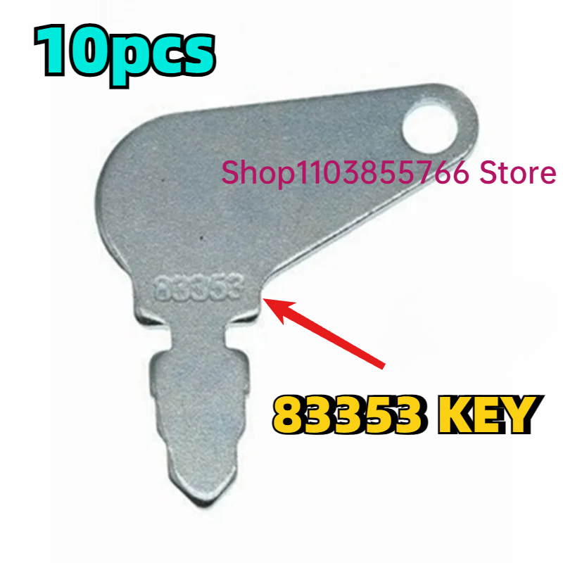 Heavy Equipment Key Set - 10 Stück 83353 Schlüssel für Kubota