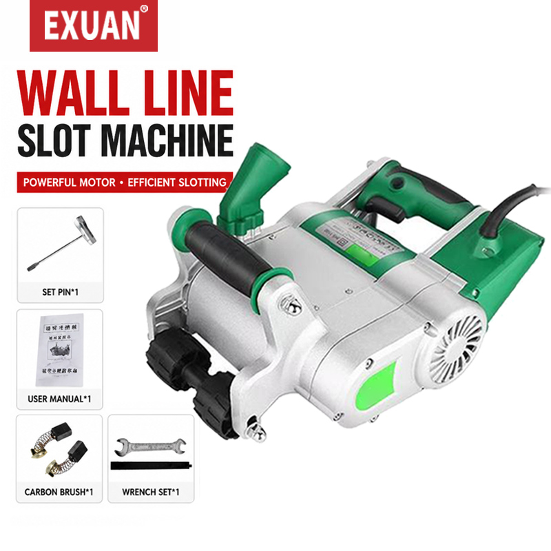 Electric Concrete Cutter - 25/35MM Elektrische Wandfräsmaschine Beton-Wandschlitzfräse Schlitzschneidewerkzeug für