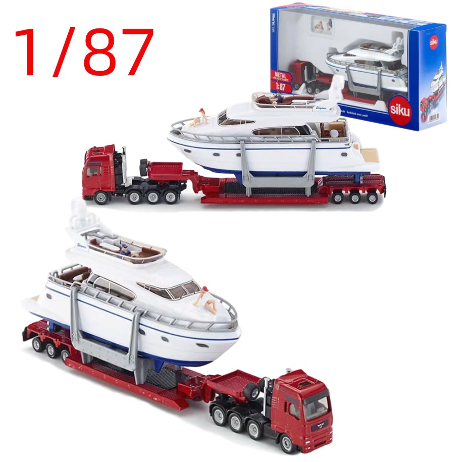 Heavy Equipment Vehicles - Druckguss 1/87 Maßstab Schwerlasttransporter Automodell Legierung