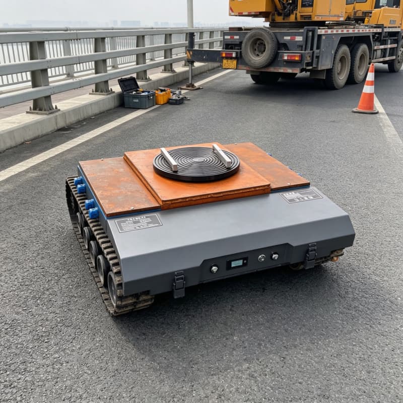 Heavy Equipment Logistics - Industrieller Batterietransporter mit Fernbedienung, 55 Tonnen,