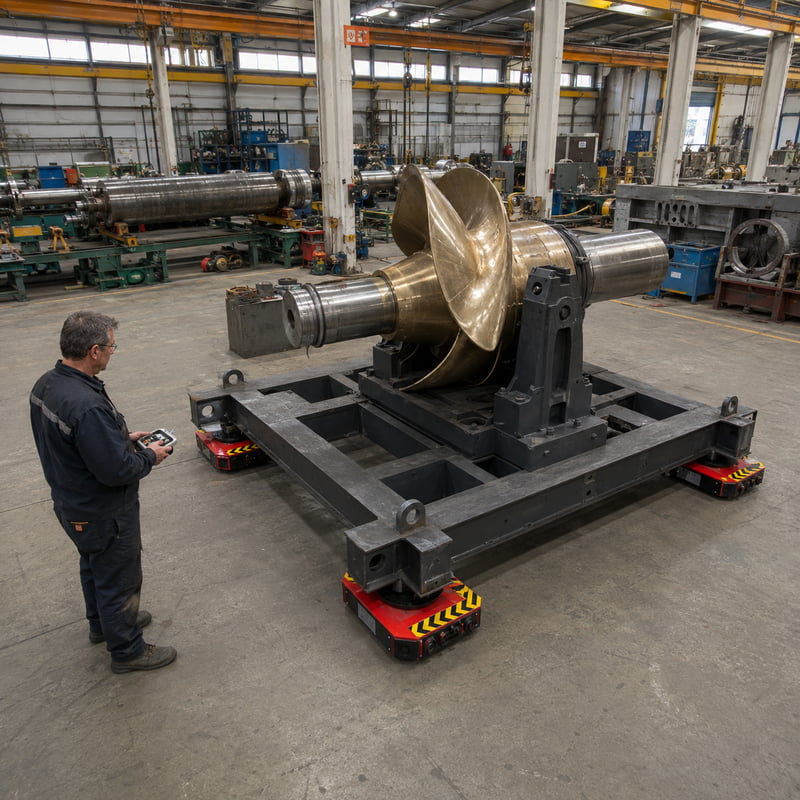 Heavy Equipment Transporter - 20-Tonnen Schwerlast-Maschinenroller, drehbarer Maschinenunterbau, kundenspezifische, langlebige