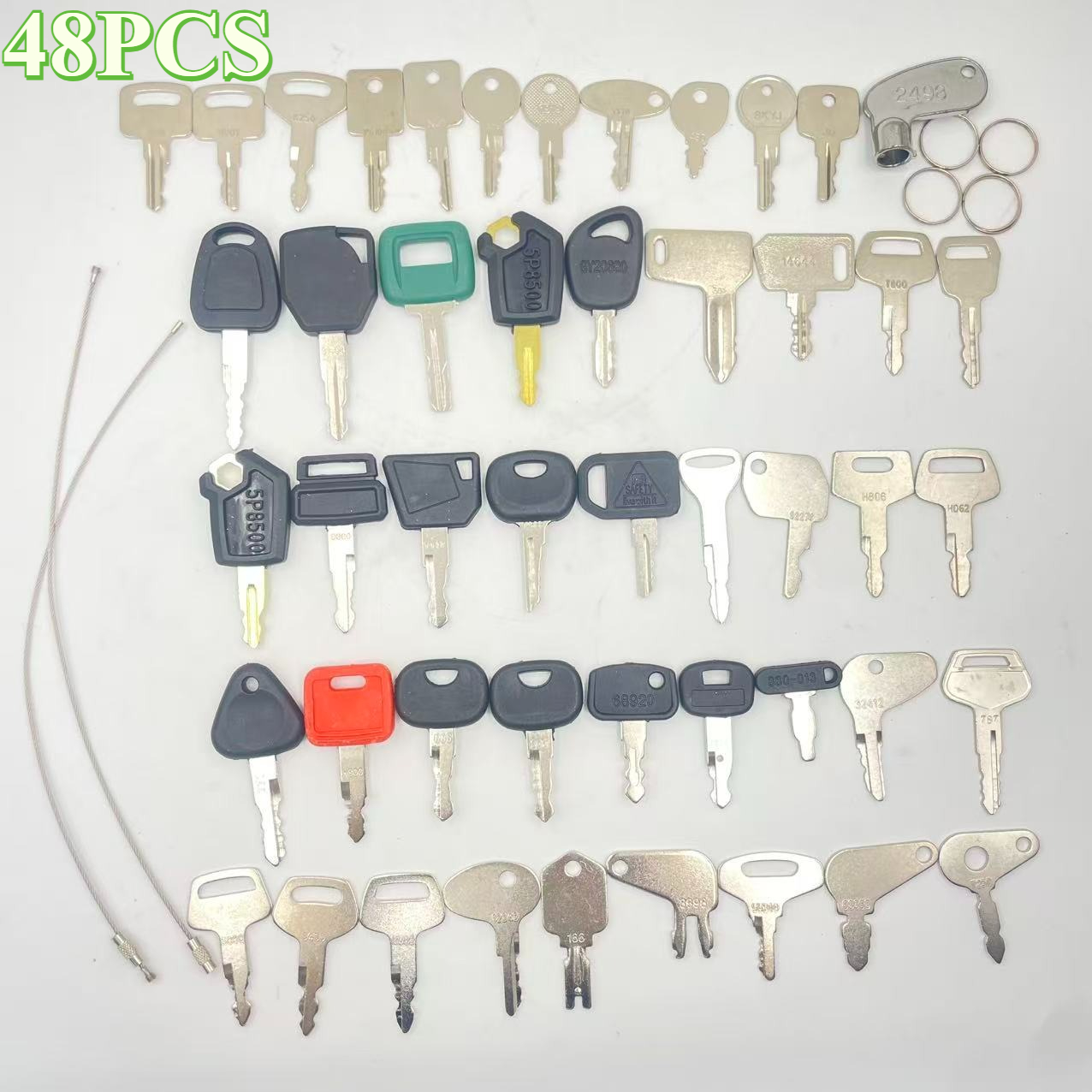 Heavy Equipment Key Set - 48-teiliges Schlüsselset für schwere Geräte für