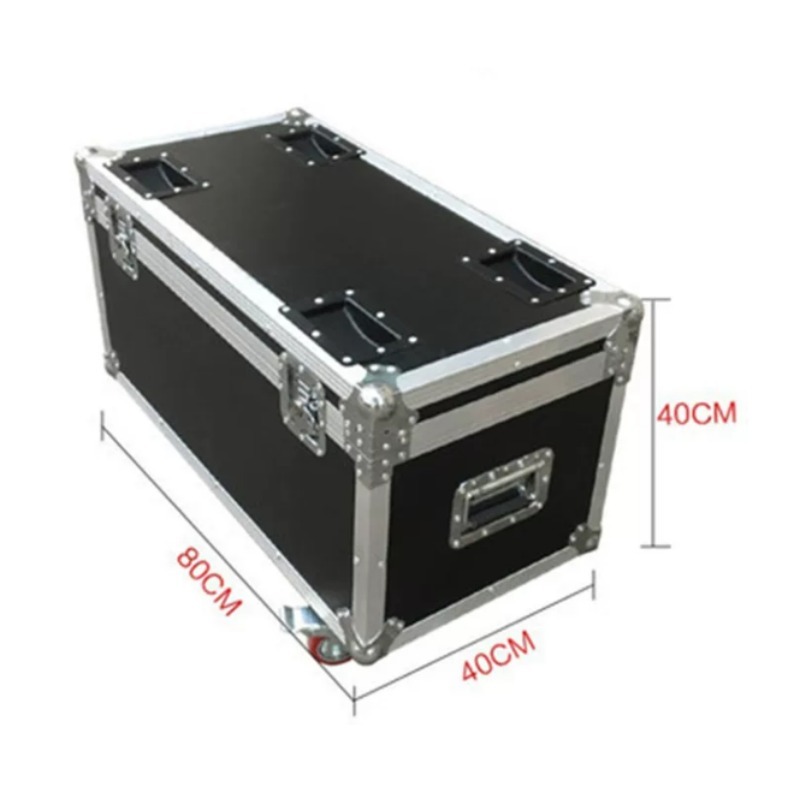 Heavy Equipment Logistics - 80x40x40cm Robuster Aluminium-Flugzeug-Werkzeugkoffer, Wasserdichter Stoßfester Koffer