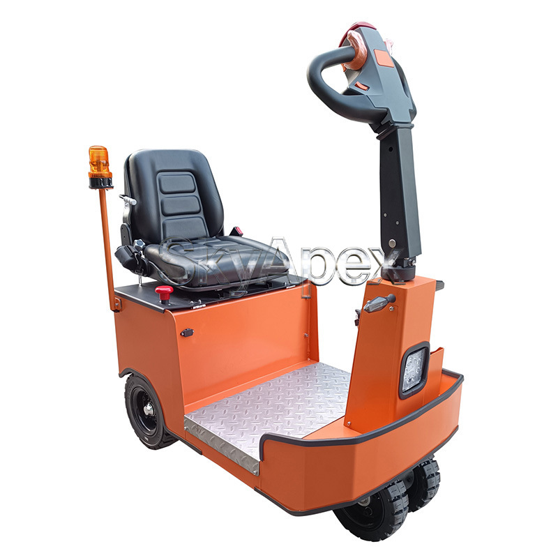 Heavy Equipment Logistics - Elektrischer Anhängertraktor für Flughäfen mit Abschlepphaken,