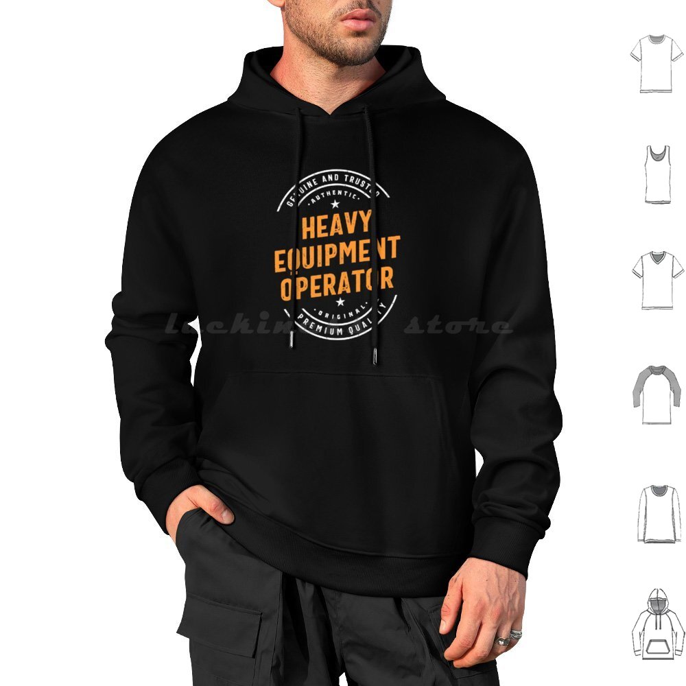Heavy Equipment Jobs - Heavy Equipment Operator Hoodies Langarm Heavy