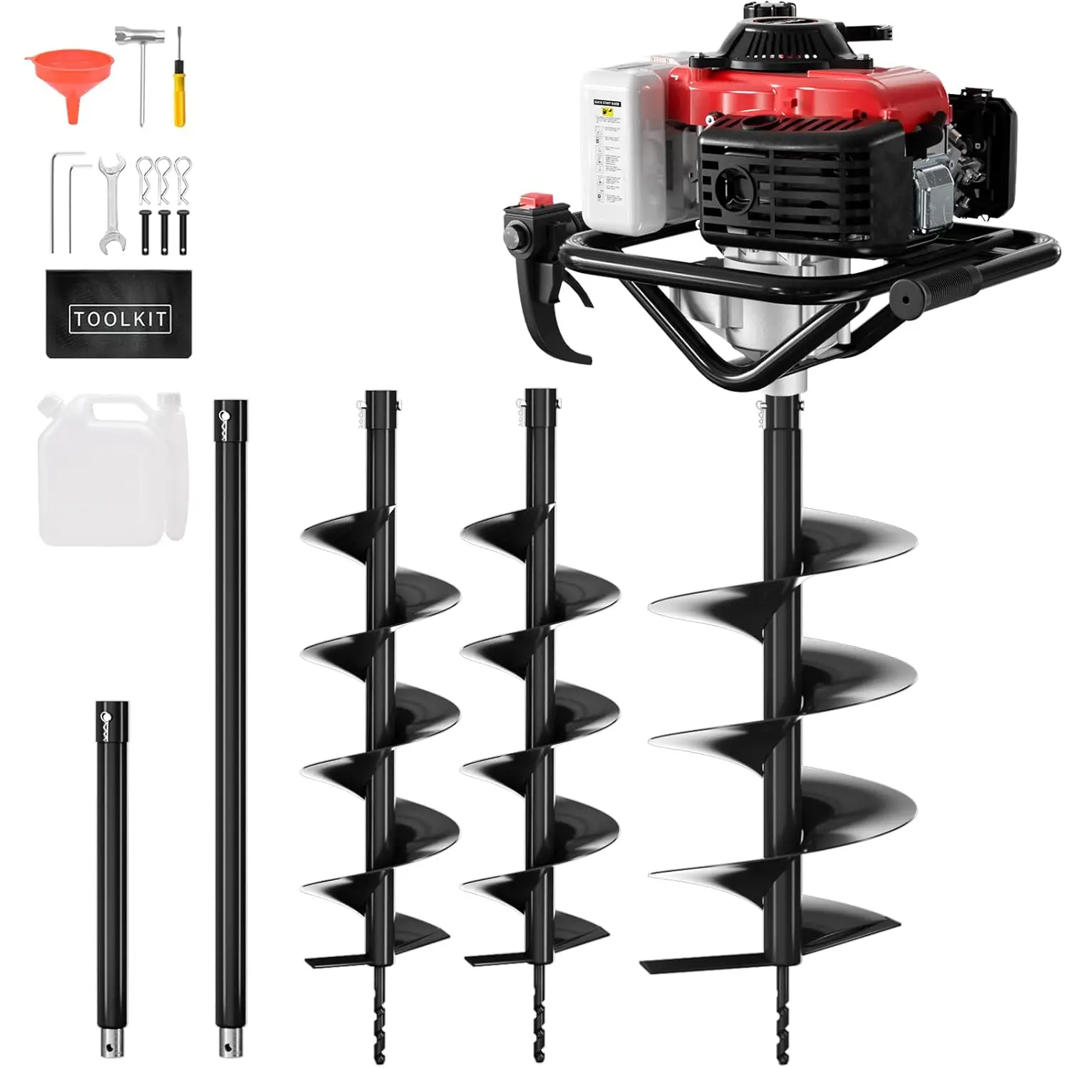 Post Hole Digger - Neues Bestangebot US-Versand 4-Takt Benzin-Erdbohrer 68cc