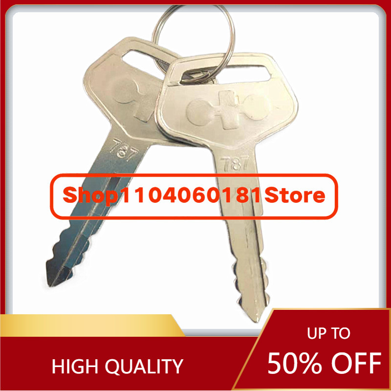 Heavy Equipment Key Set - 2 Stück/Set Silberne 787 Zündschlüssel für