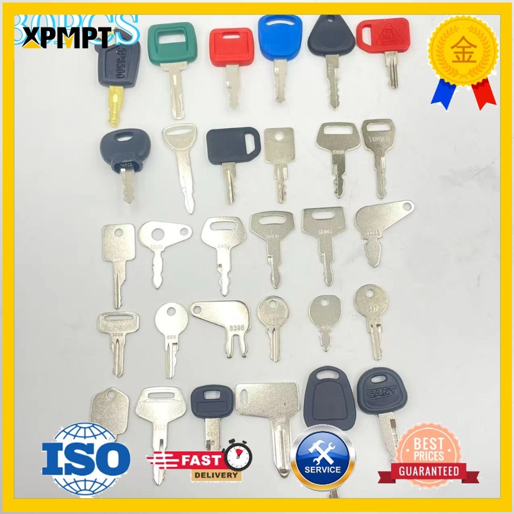 Heavy Equipment Key Set - 30-teiliges Schlüsselset für schwere Geräte für