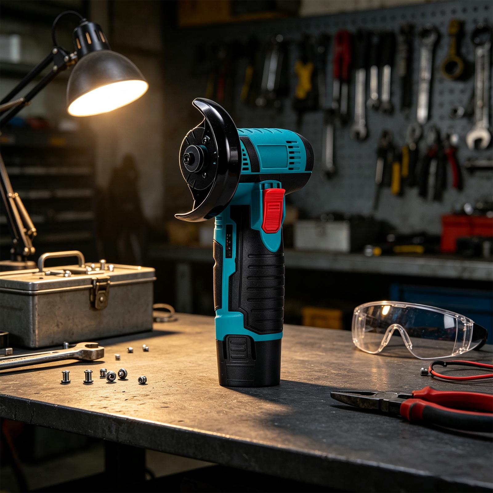 Electric Concrete Cutter - Mini-Winkelschleifer, elektrisch, tragbar, batteriebetrieben, Schneidwerkzeug, elektrischer