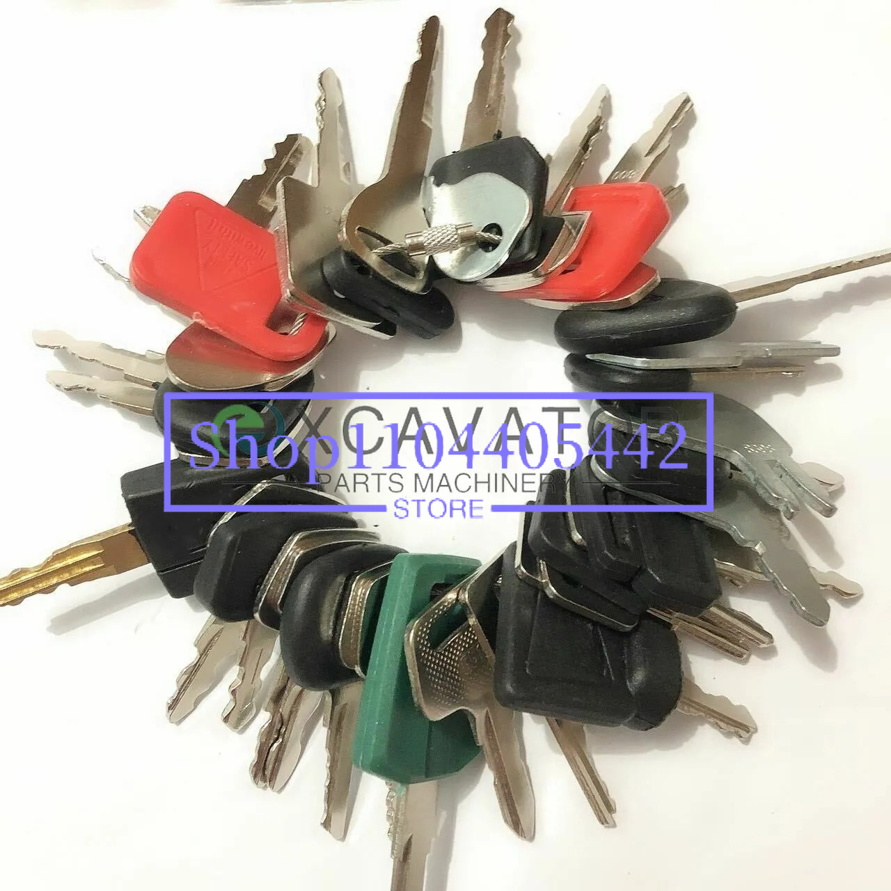 Heavy Equipment Key Set - 30-teiliger Schlüsselsatz für Bau- und Schwerlastmaschinen,