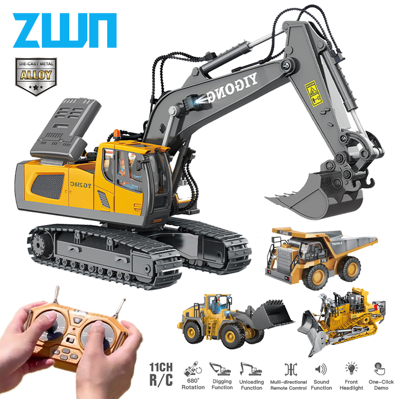 Heavy Equipment Games - ZWN 2,4G Fernbedienung Bagger Muldenkipper RC
