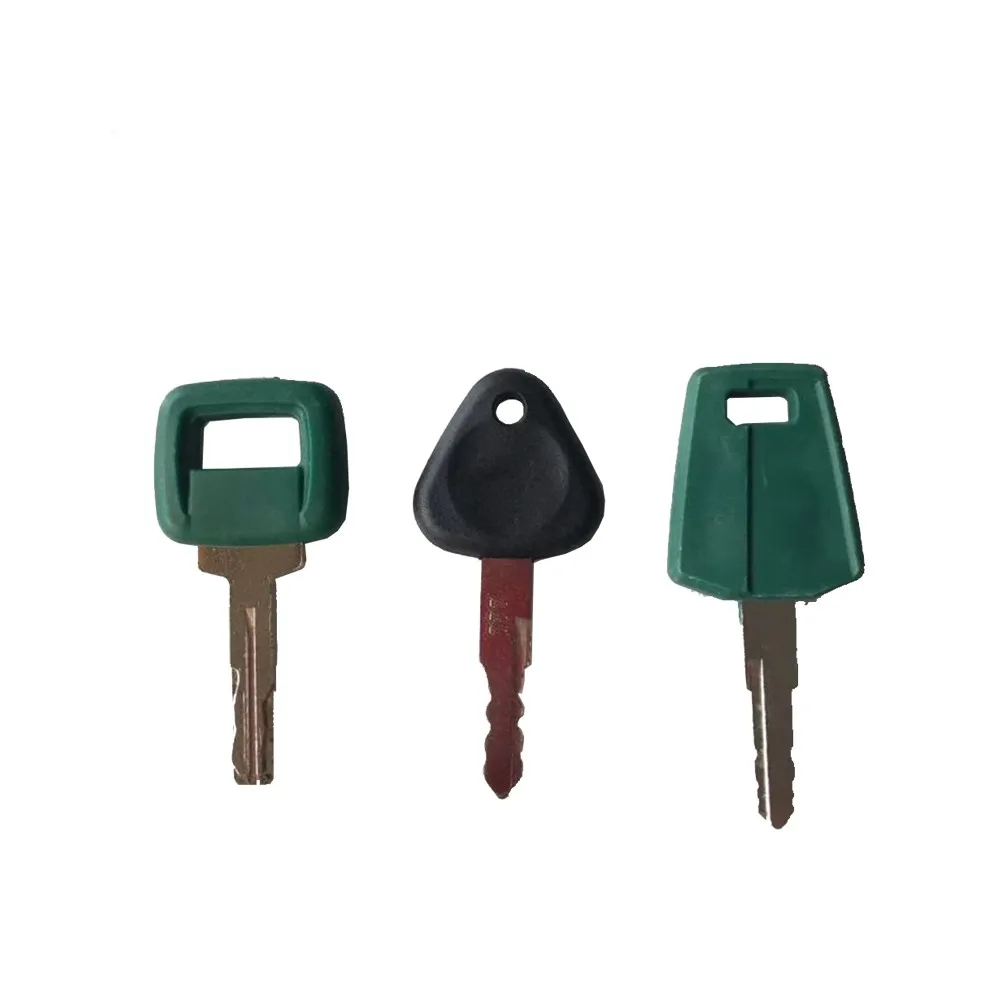 Heavy Equipment Key Set - 3er-Set Zündschlüssel für schwere Baumaschinen, Bagger