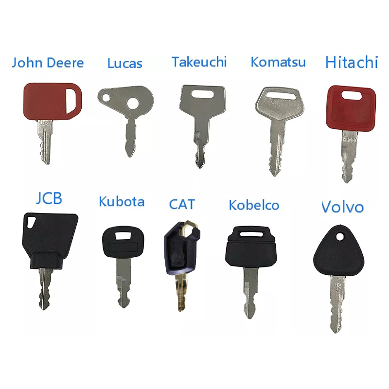 Heavy Equipment Key Set - 10-teiliges Master-Key-Zündset für landwirtschaftliche Maschinen +