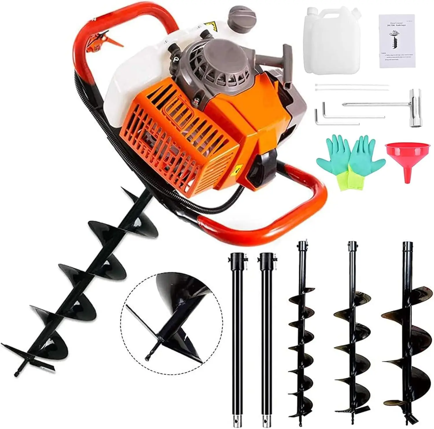 -72cc Pfostenlochgräber 2-Takt – Post Hole Digger Bewertung und Preis