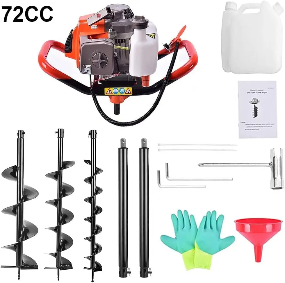 -72cc Pfostenlochgräber 2-Takt – Post Hole Digger Bewertung und Preis