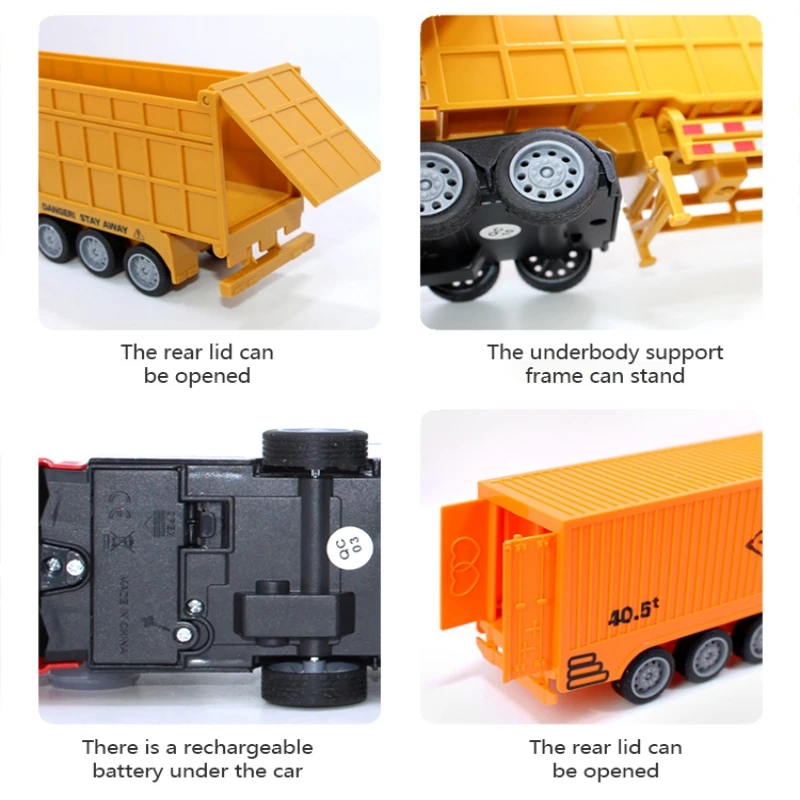 1/48 RC Container Truck Spielz – Heavy Equipment Vehicles Bewertung und Preis