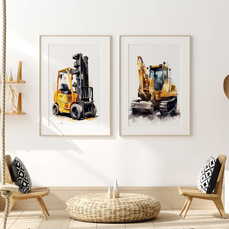 Baufahrzeug LKW Jungen Kinderz – Heavy Equipment Background Bewertung und Preis