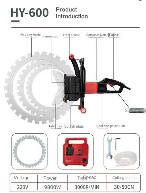Hochfrequenz-Staubfreie Kreiss – Electric Concrete Cutter Bewertung und Preis