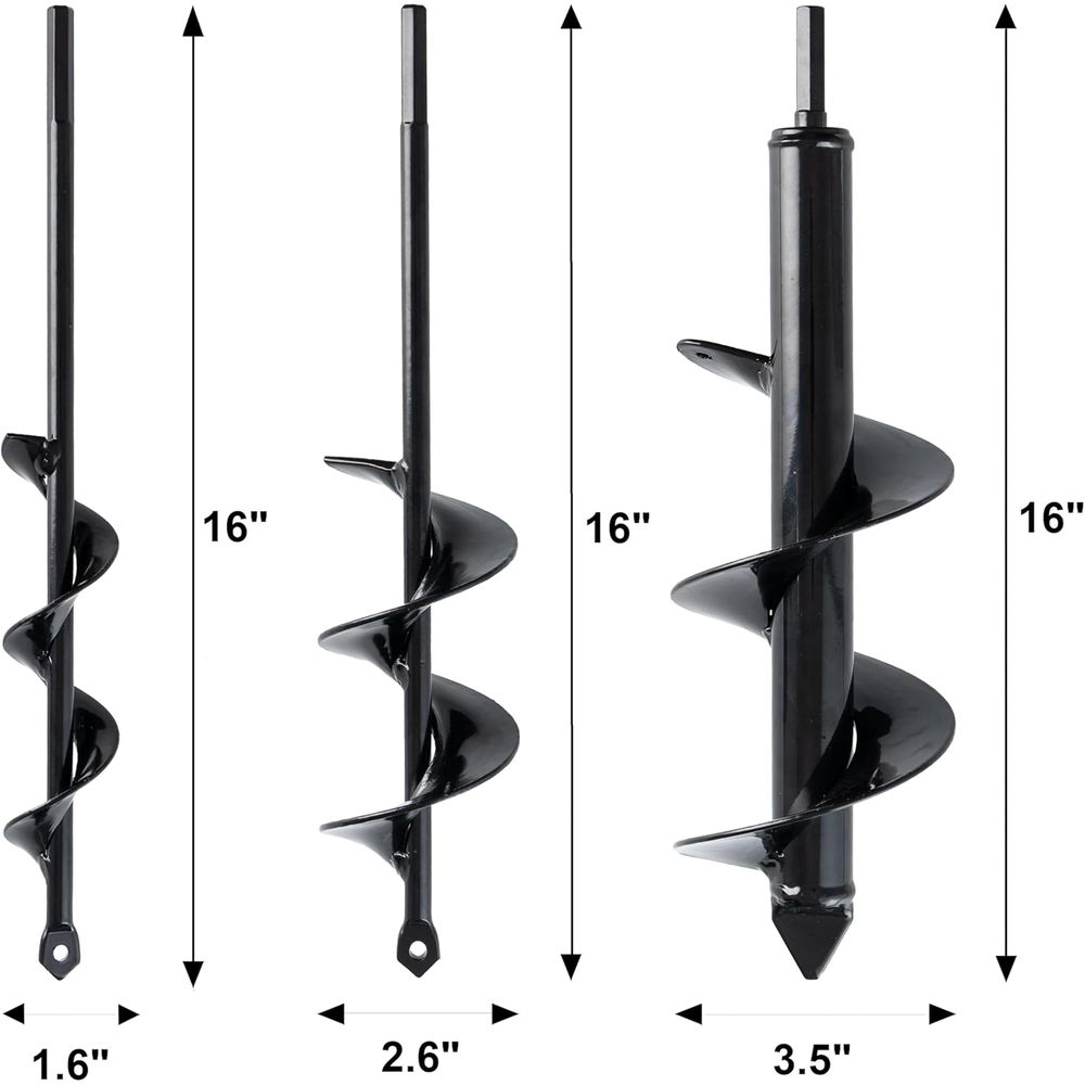 3er-Set solider Erdbohrer oder – Post Hole Digger Bewertung und Preis