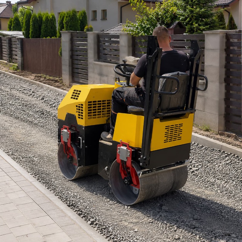 Doppeltrommel-Vibrationsstraße – Heavy Equipment For Construction Bewertung und Preis