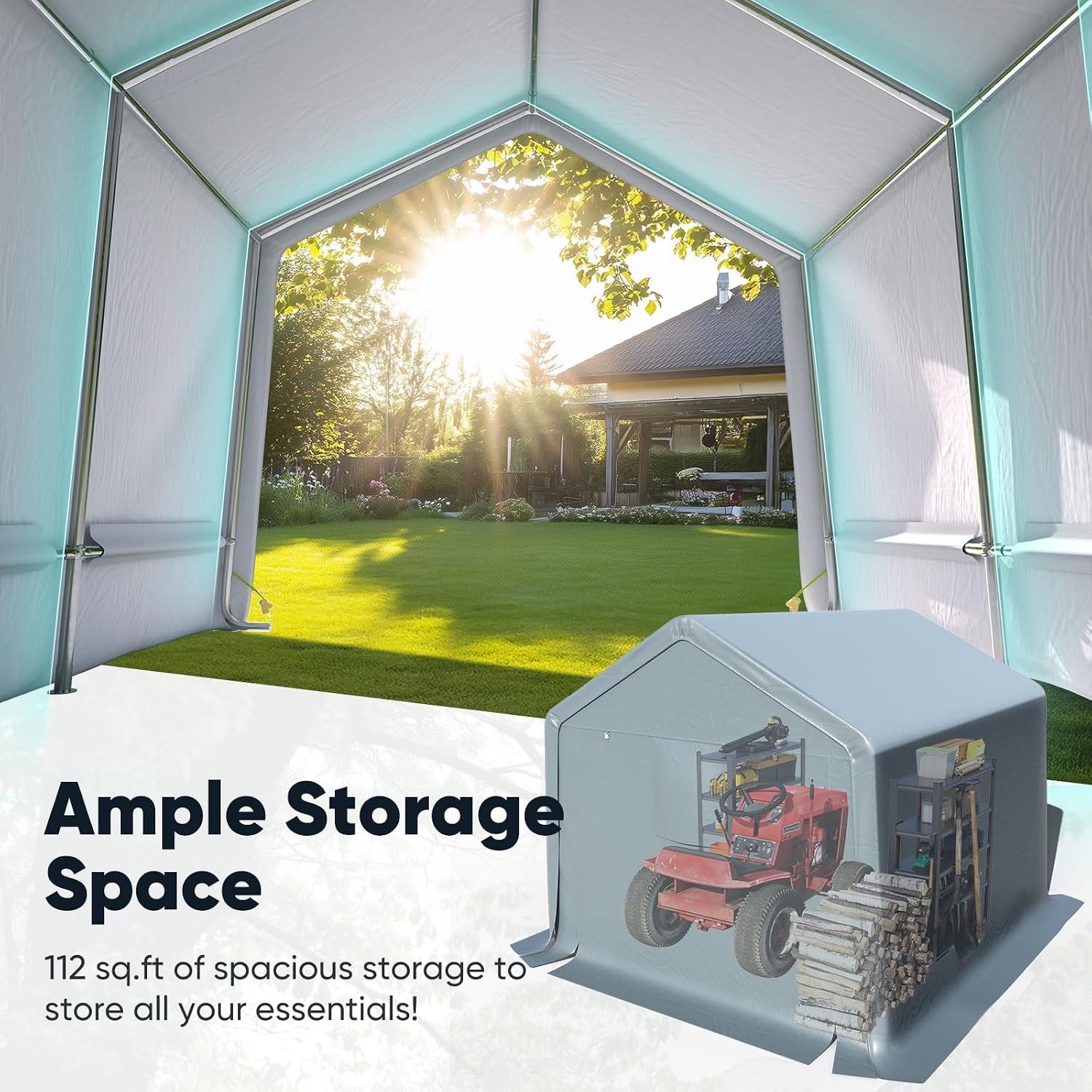 Großer Outdoor-Lagerschuppen,  – Heavy Equipment Storage Yard Bewertung und Preis