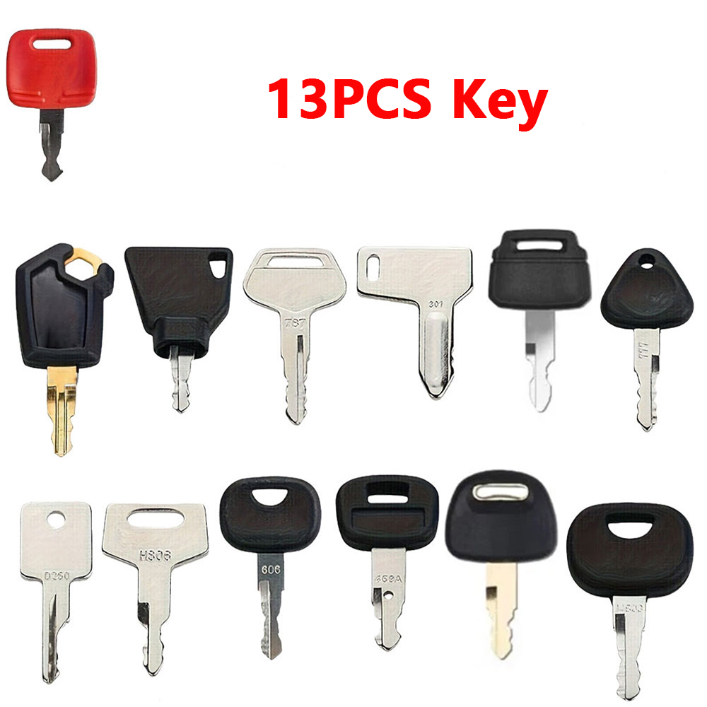 13-teiliges Baumaschinen-Zünds – Heavy Equipment Key Set Bewertung und Preis