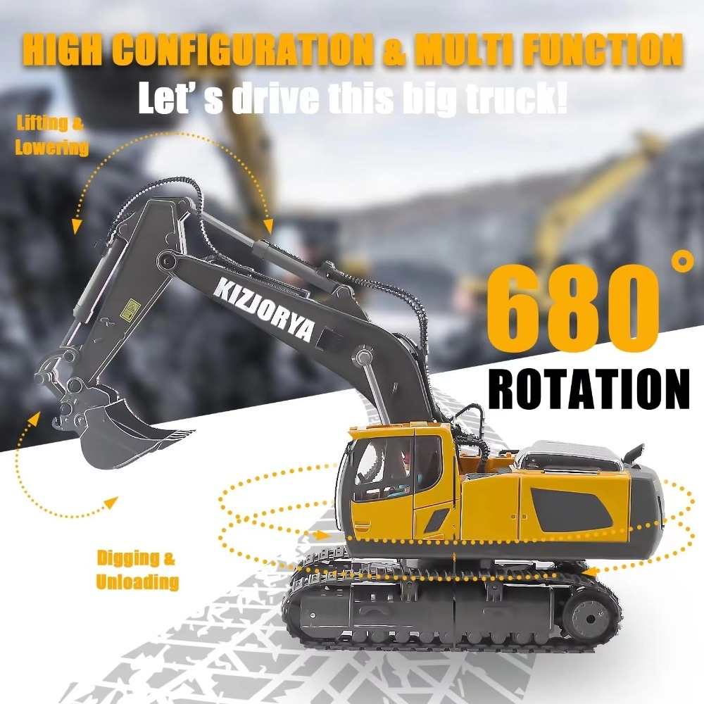 2,4G Ferngesteuerter Bagger Mu – Heavy Equipment Games Bewertung und Preis