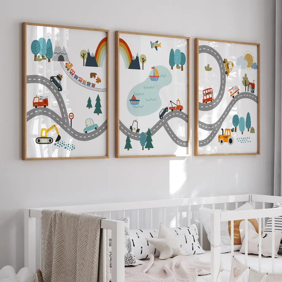 Moderne Nordic Stil Leinwand D – Heavy Equipment Background Bewertung und Preis