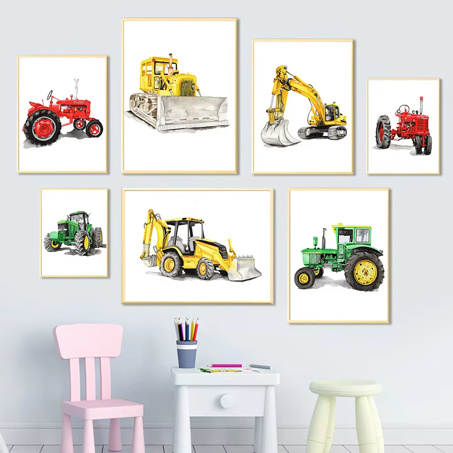Bagger Bulldozer Lader Roller  – Heavy Equipment Background Bewertung und Preis
