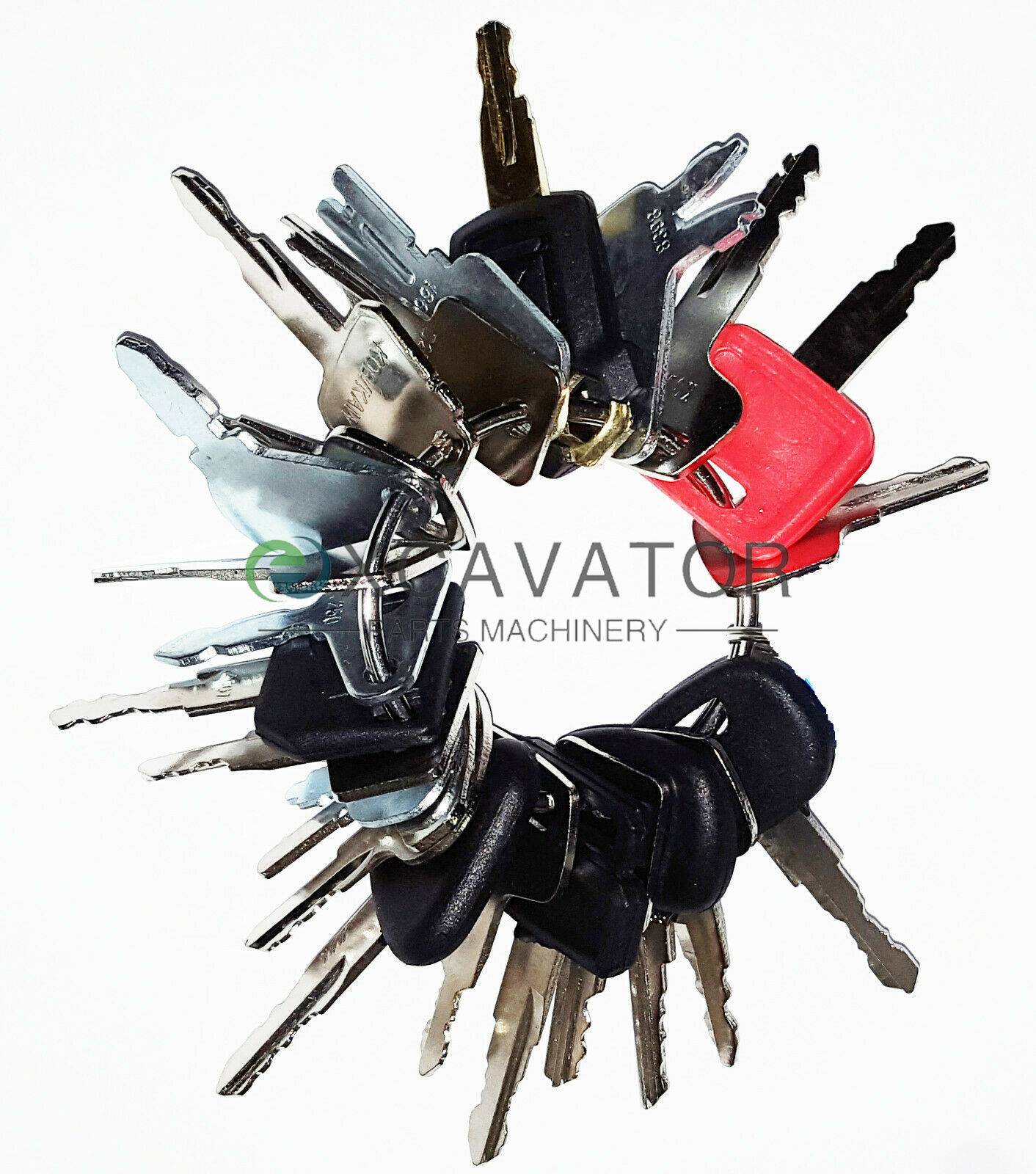 23-teiliger Zündschlüsselsatz  – Heavy Equipment Key Set Bewertung und Preis