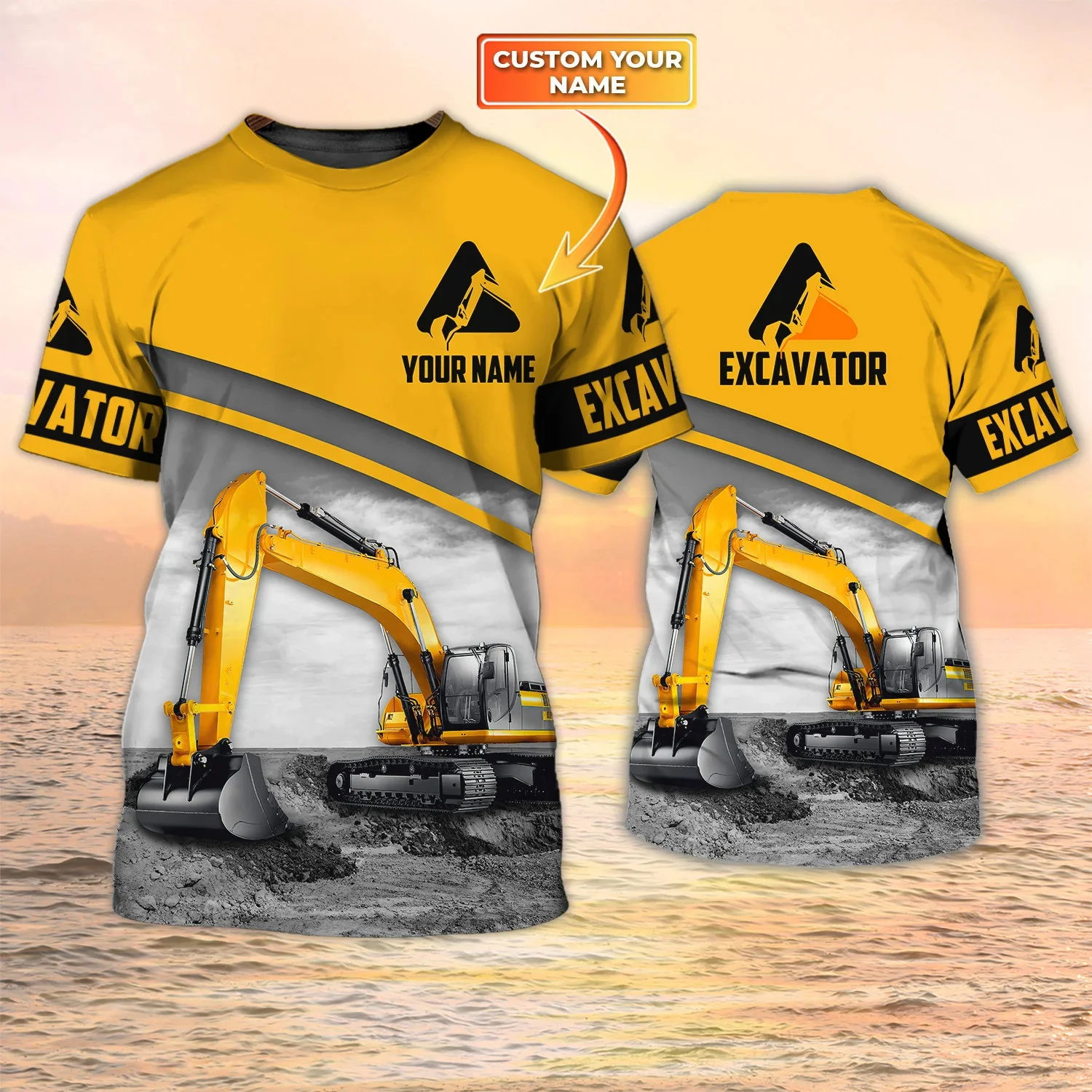 Neueste Sommer Mode männer T-s – Heavy Equipment Names Bewertung und Preis
